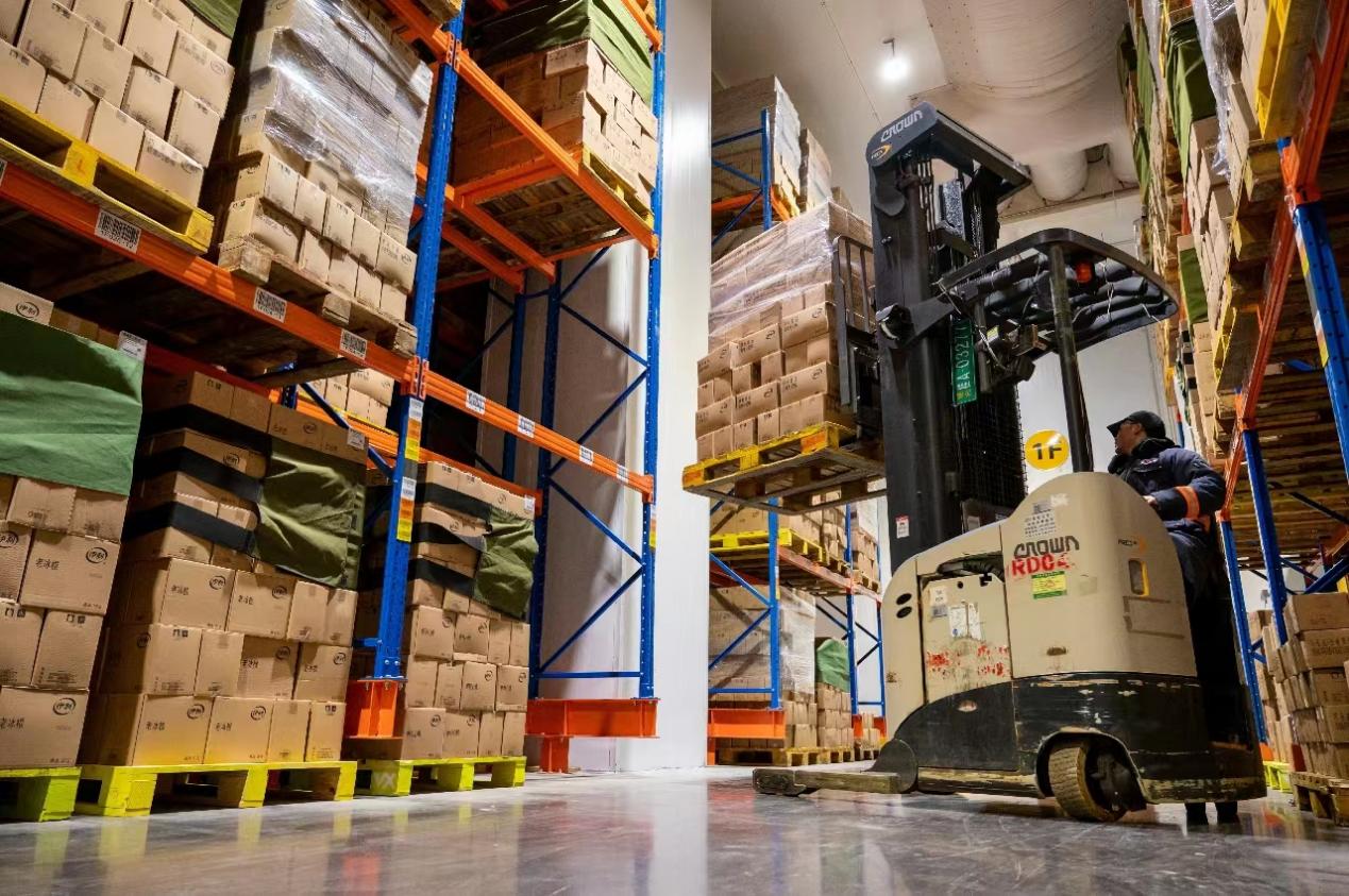 萬緯冷鏈南寧園區(qū)。 人民網(wǎng) 嚴(yán)立政攝